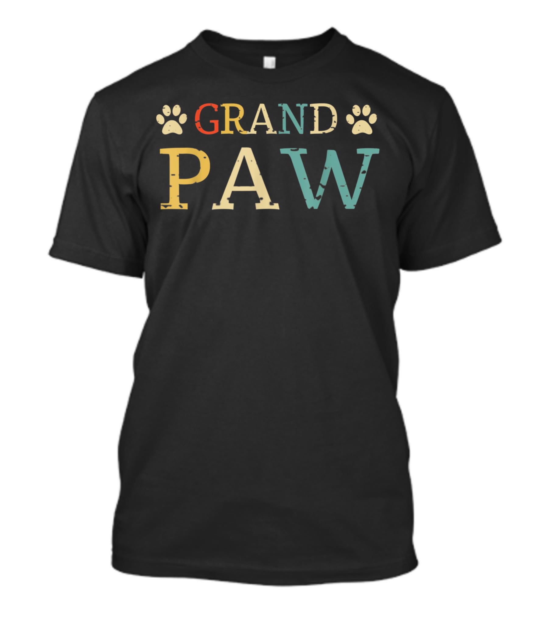 Grand Paw Dog Puppy Lovers Paw Prints T-Shirt