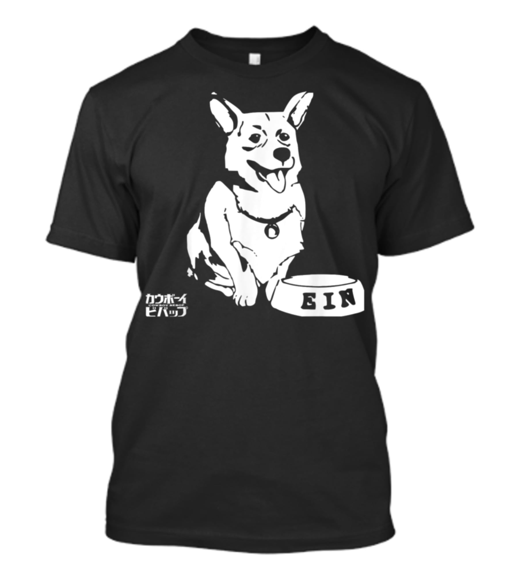 Ein Cowboy Bebop Corgi Anime Character Fan Favorite T-Shirt