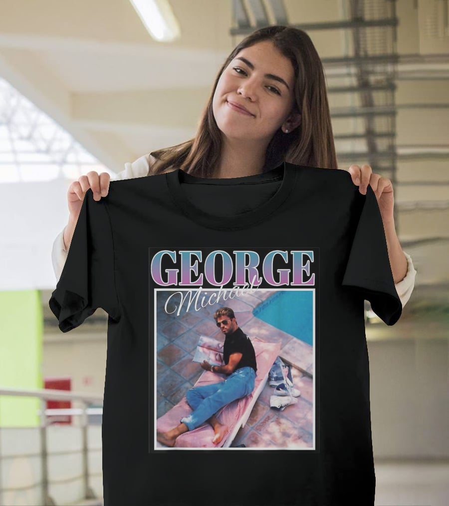 GEORGE Michael Poolside Style T-Shirt