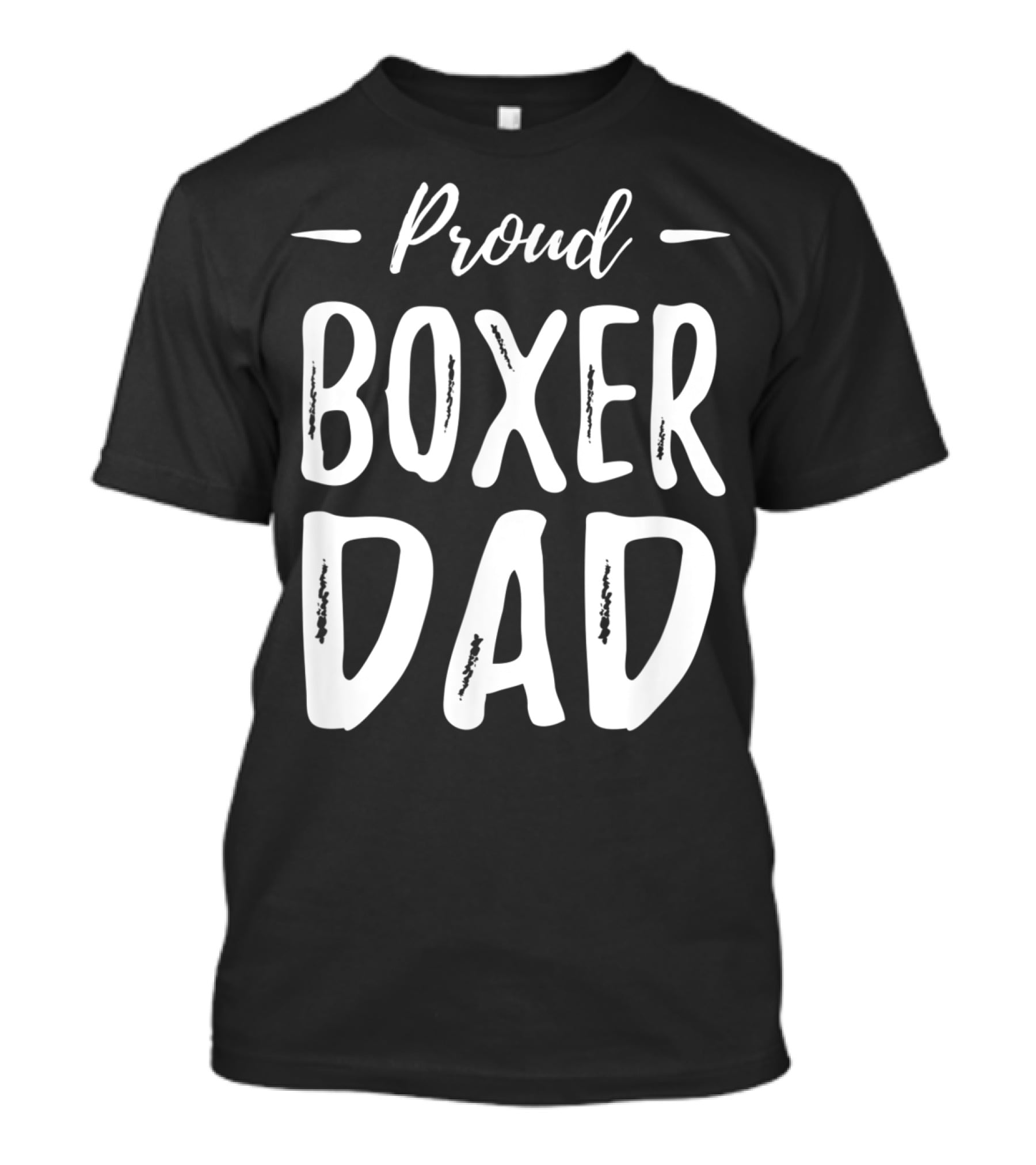 Proud Boxer Dog Dad T-Shirt