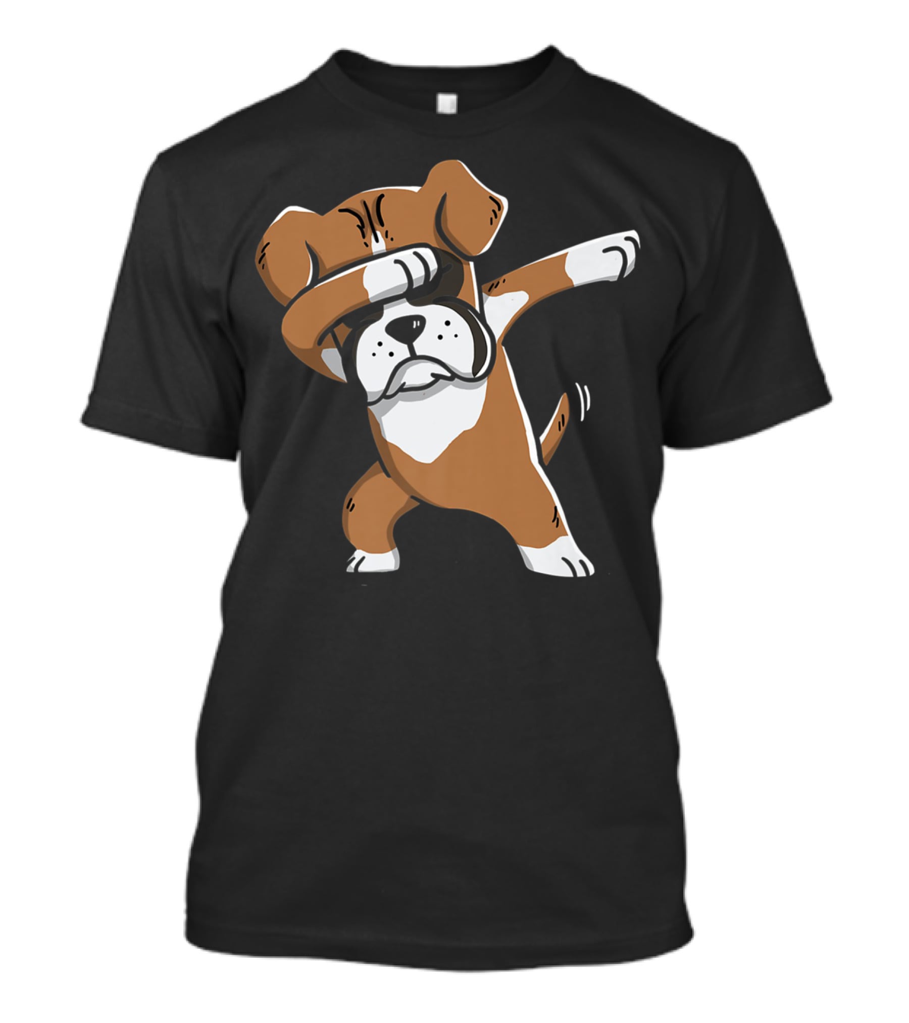 Funny Dabbing Boxer Dog Kids T-Shirt