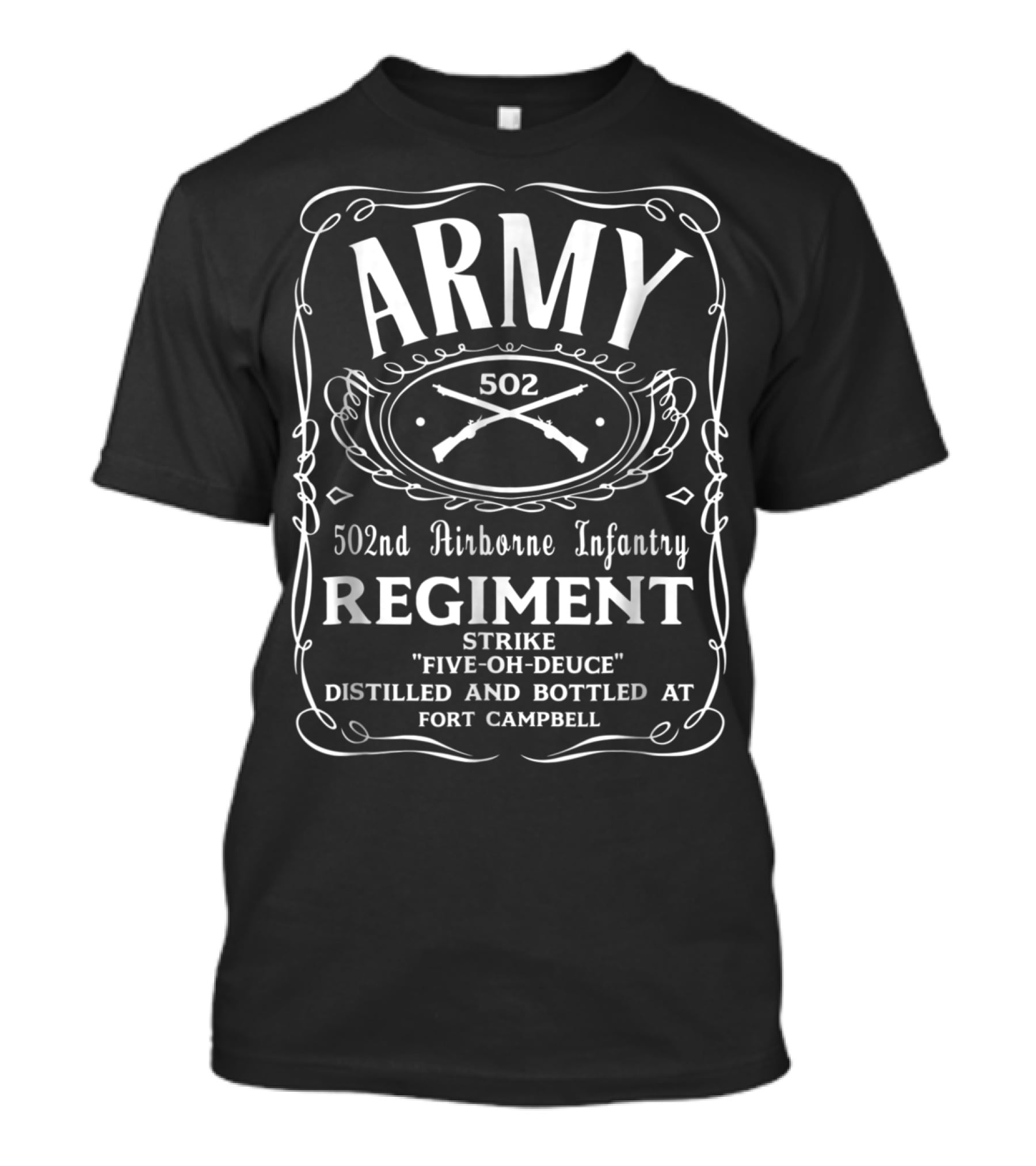 Army 502nd Airborne Infantry Regiment Strike Five-Oh-Deuce Fort Campbell T-Shirt
