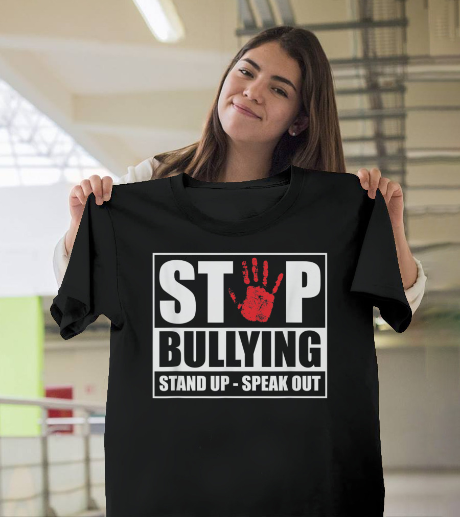Stop Bullying Stand Up Speak Out Anti Bullying Awareness T-Shirt