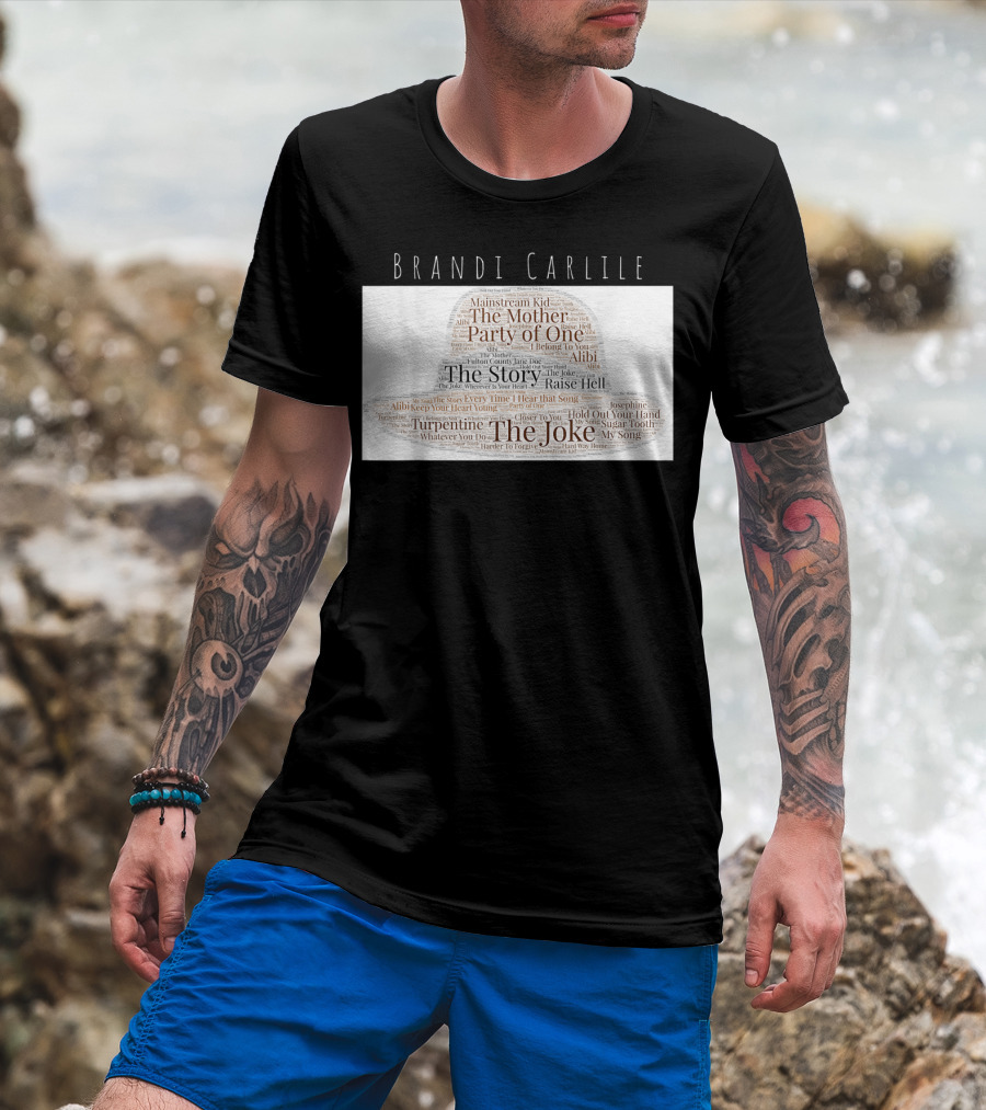 Brandi Carlile Songs Hat With The Story And The Joke Mashup T-Shirt