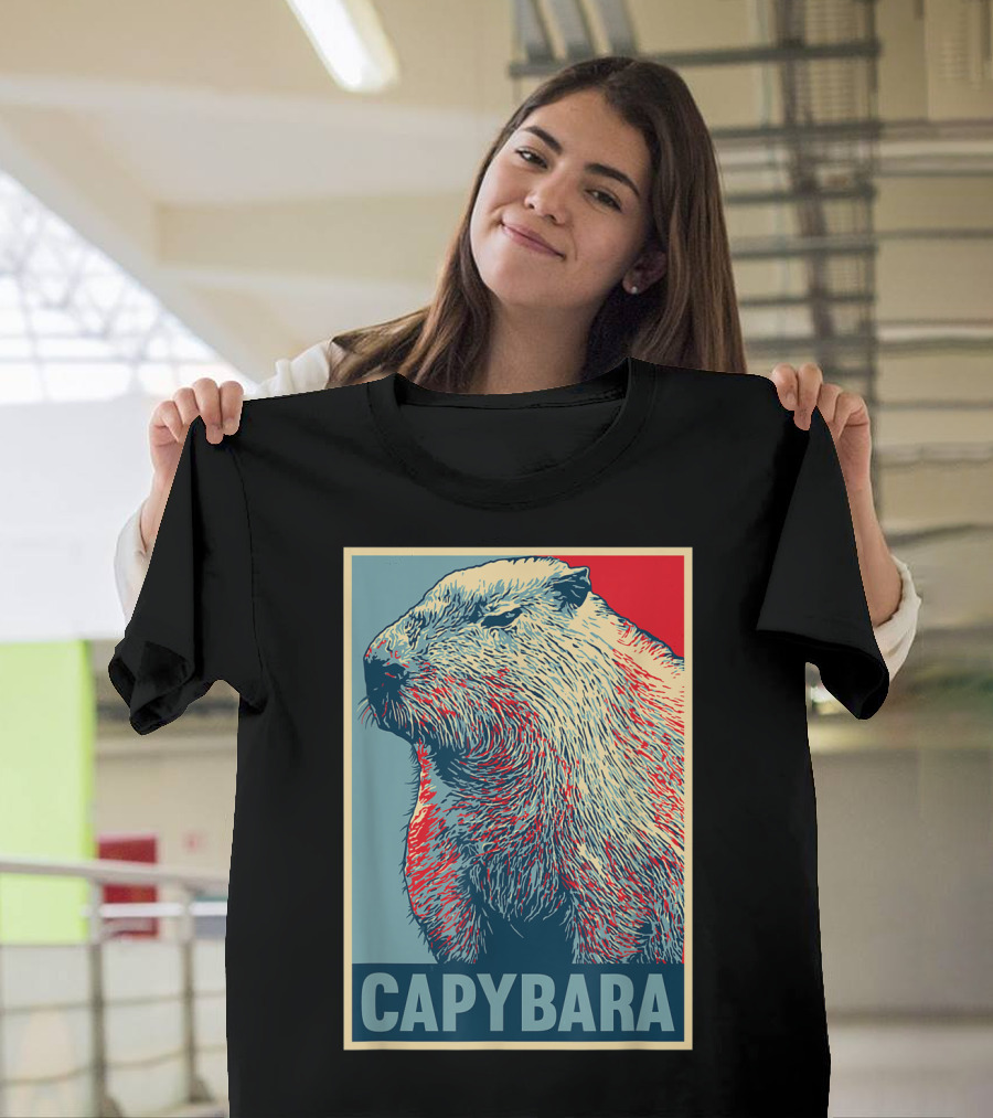 Capybara Funny Vegan Animal Lovers T-Shirt