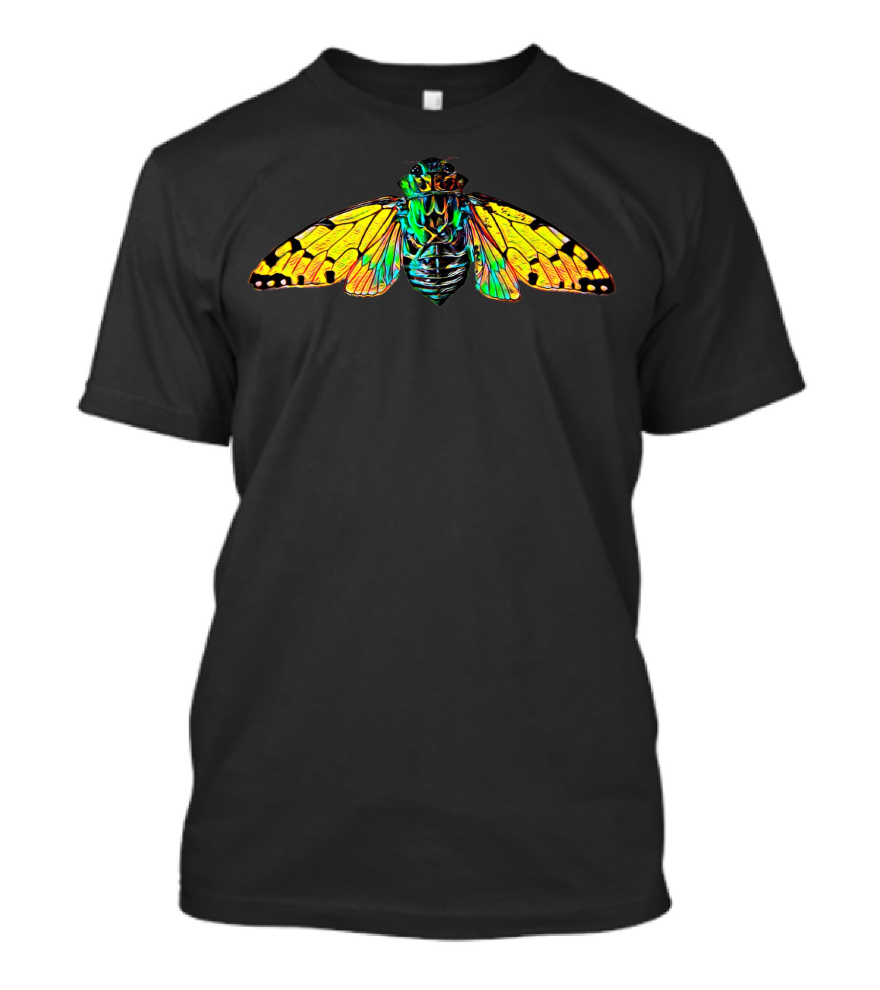 Cicada Fly Vibrant Insect T-Shirt