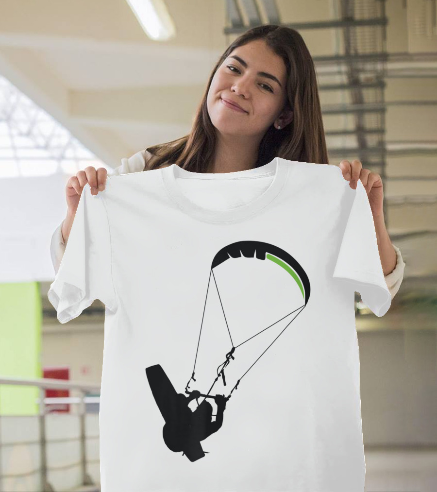 Cool Kitesurfing I Kitesurf Silhouette Adventure T-Shirt