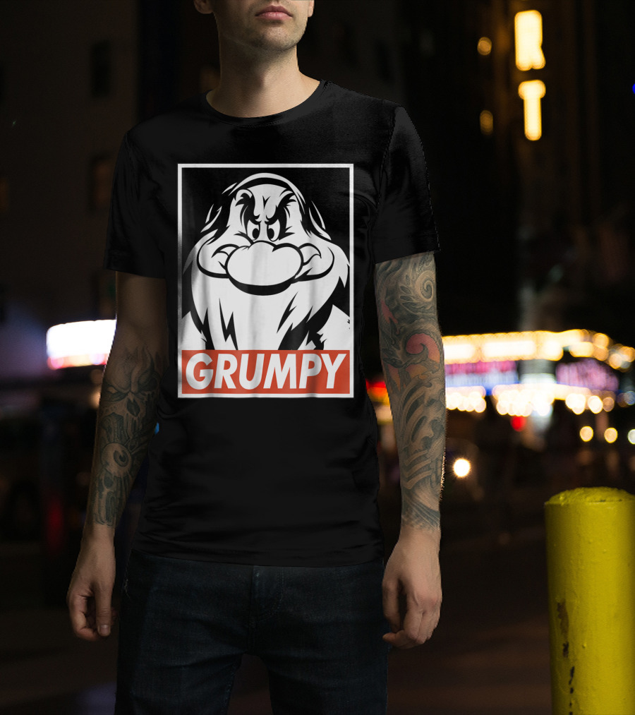 Disney Snow White Grumpy Streetwear T-Shirt