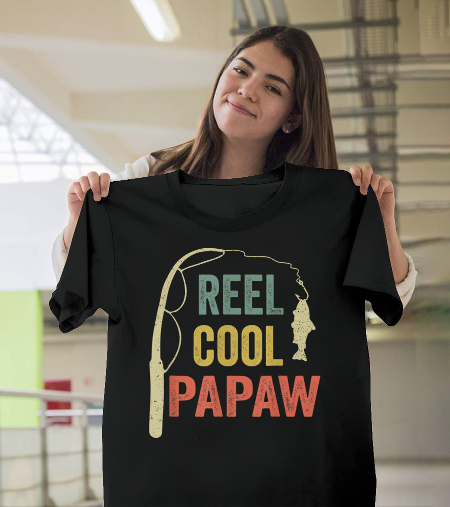 Reel Cool Papaw Fishing T-Shirt