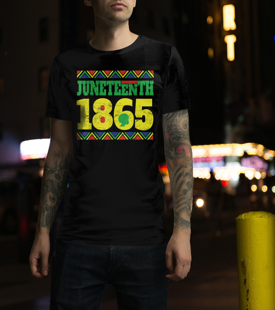 Juneteenth 1865 African Colors T-Shirt