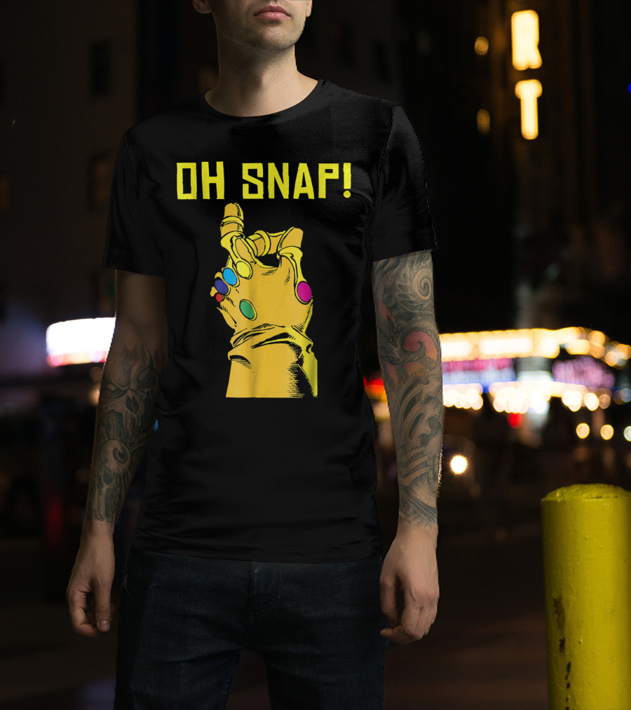 Marvel Oh Snap Infinity Gauntlet Thanos T-Shirt