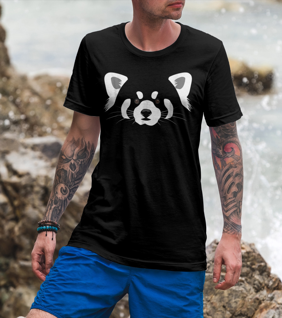 Red Panda Face T-Shirt