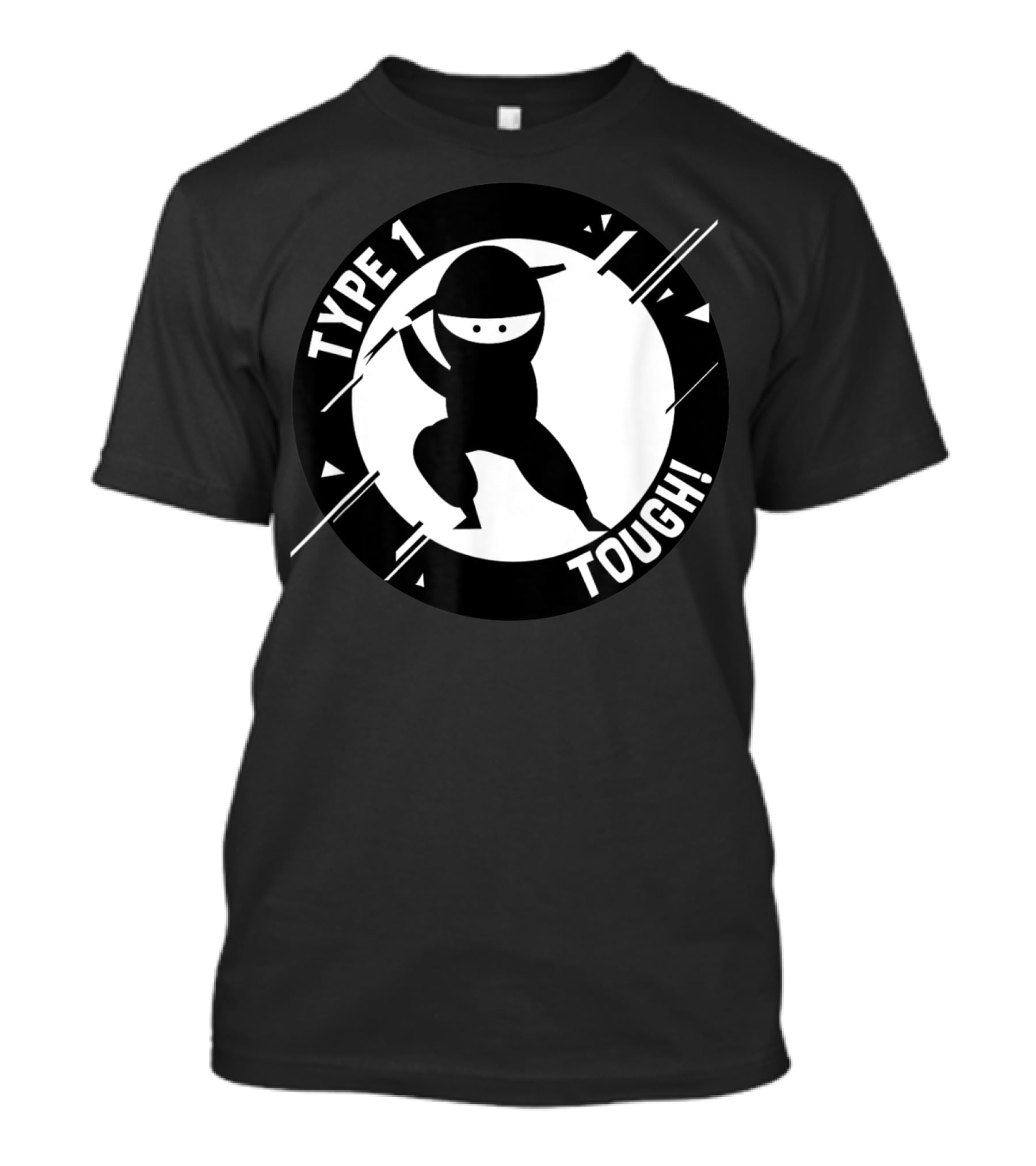 Type 1 Tough Type 1 Diabetes Ninja T-Shirt
