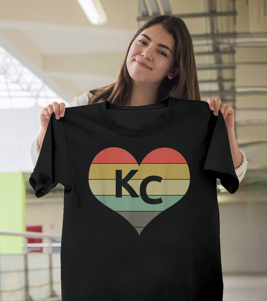 Kansas City Vintage Heart Love KC Men T-Shirt