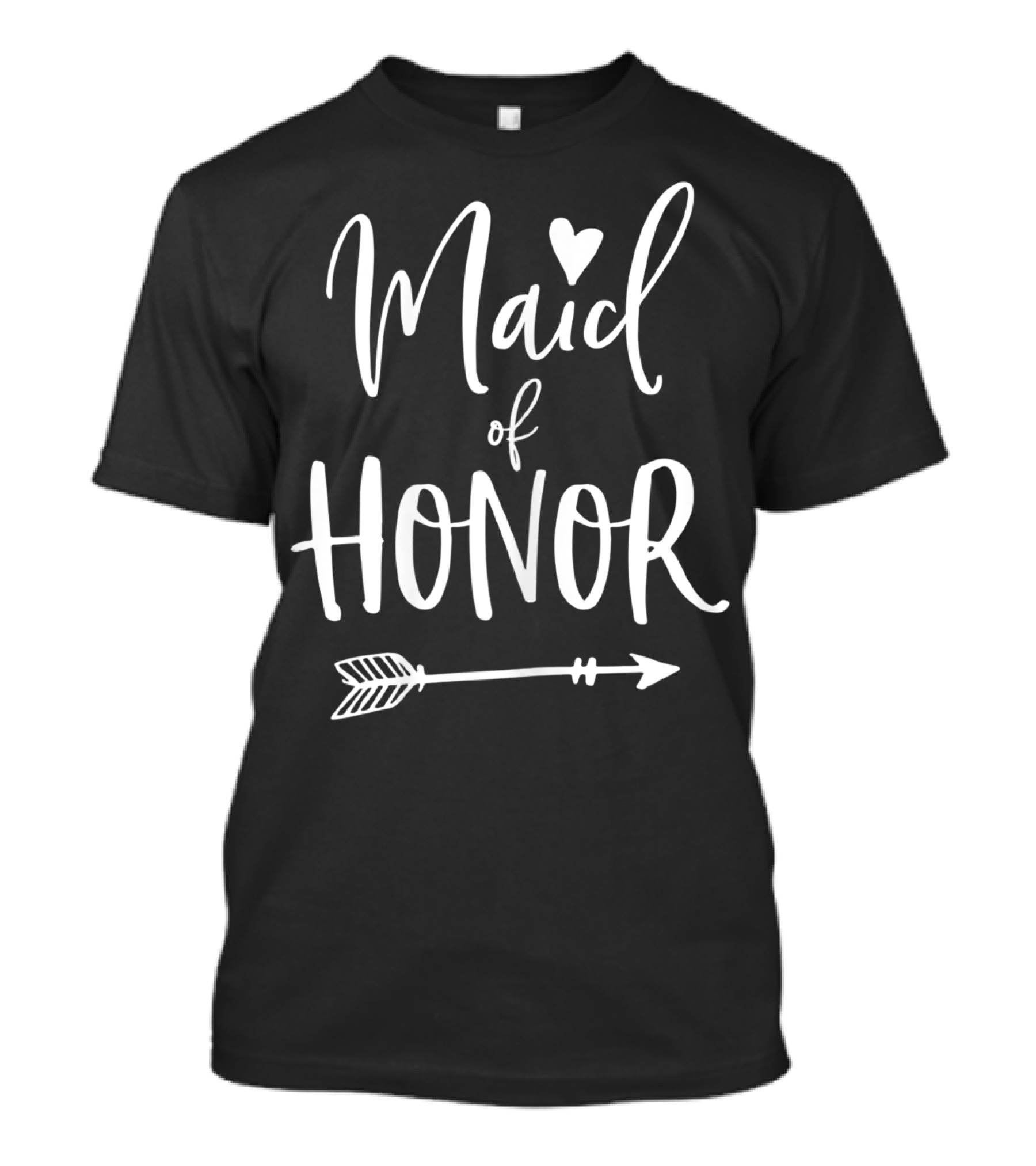 Maid Of Honor Heart Arrow T-Shirt