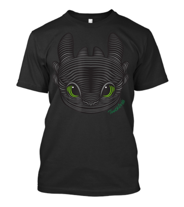 How To Train Your Dragon 3 Hidden World Toothless Green Eyes T-Shirt