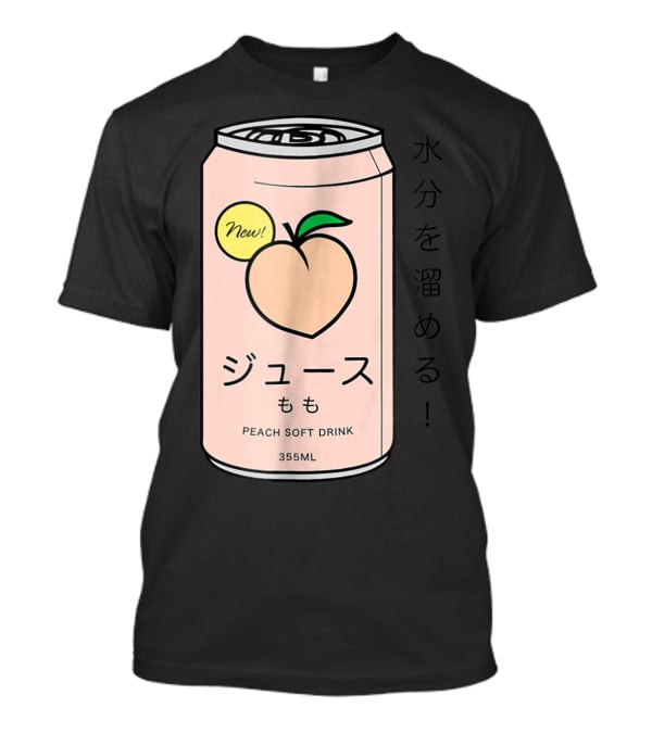 New Juusu Peach Soft Drink 355mL Japanese Aesthetic T-Shirt