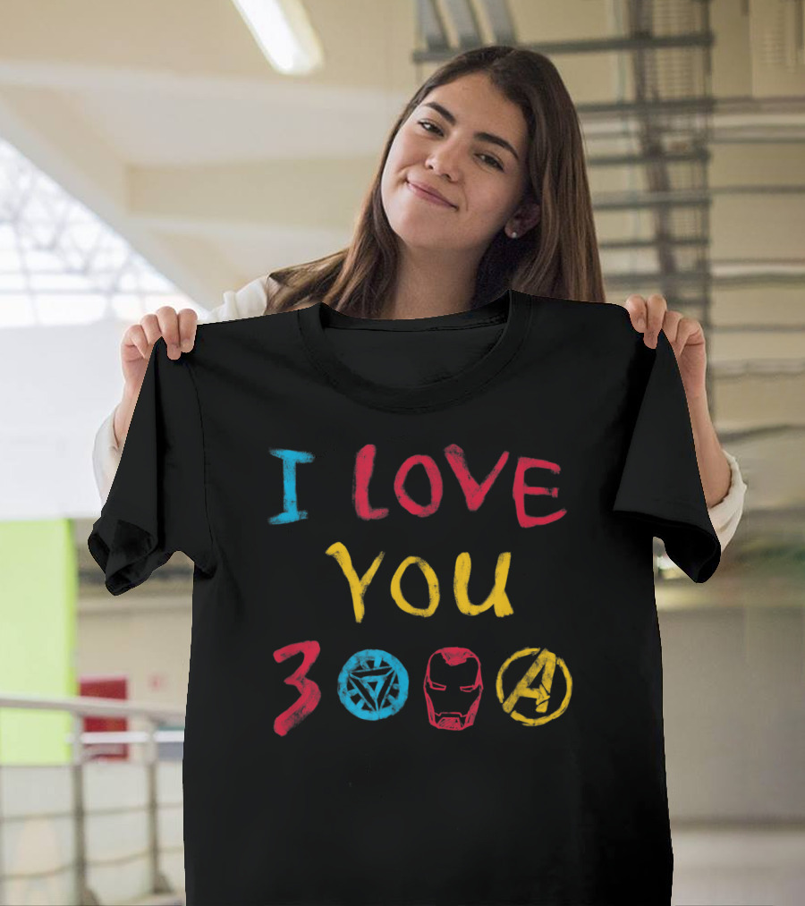 I Love You 3000 Iron Man Avengers Endgame Arc Reactor A T-Shirt