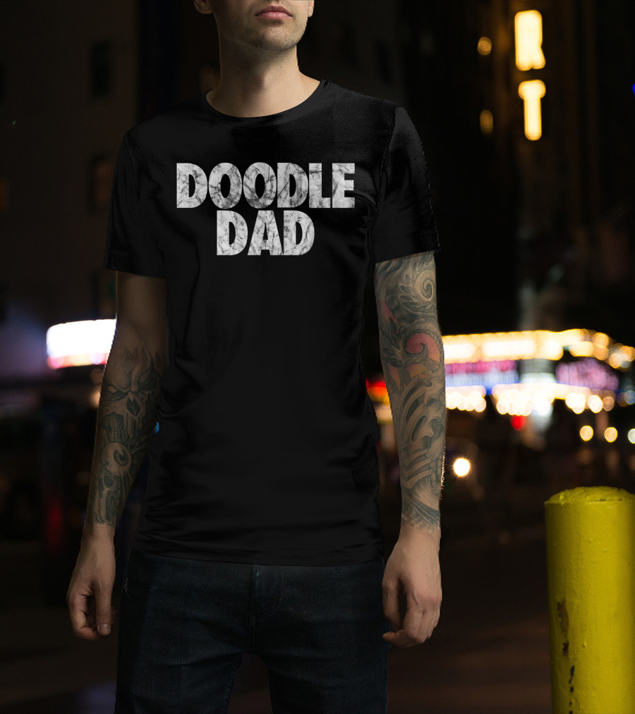Mens Doodle Dad Goldendoodle Dad T-Shirt