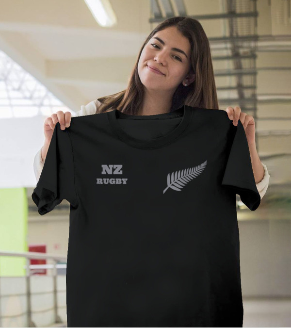 NZ Rugby Men’s New Zealand Silver Fern For Rugby Dads T-Shirt