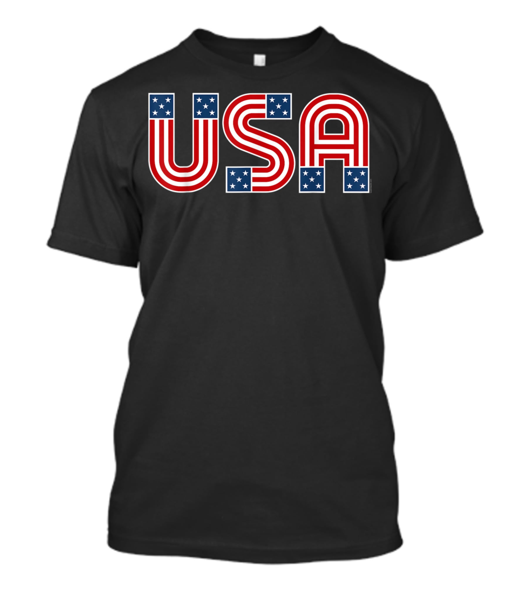 USA Stars And Stripes Patriotic American Flag T-Shirt