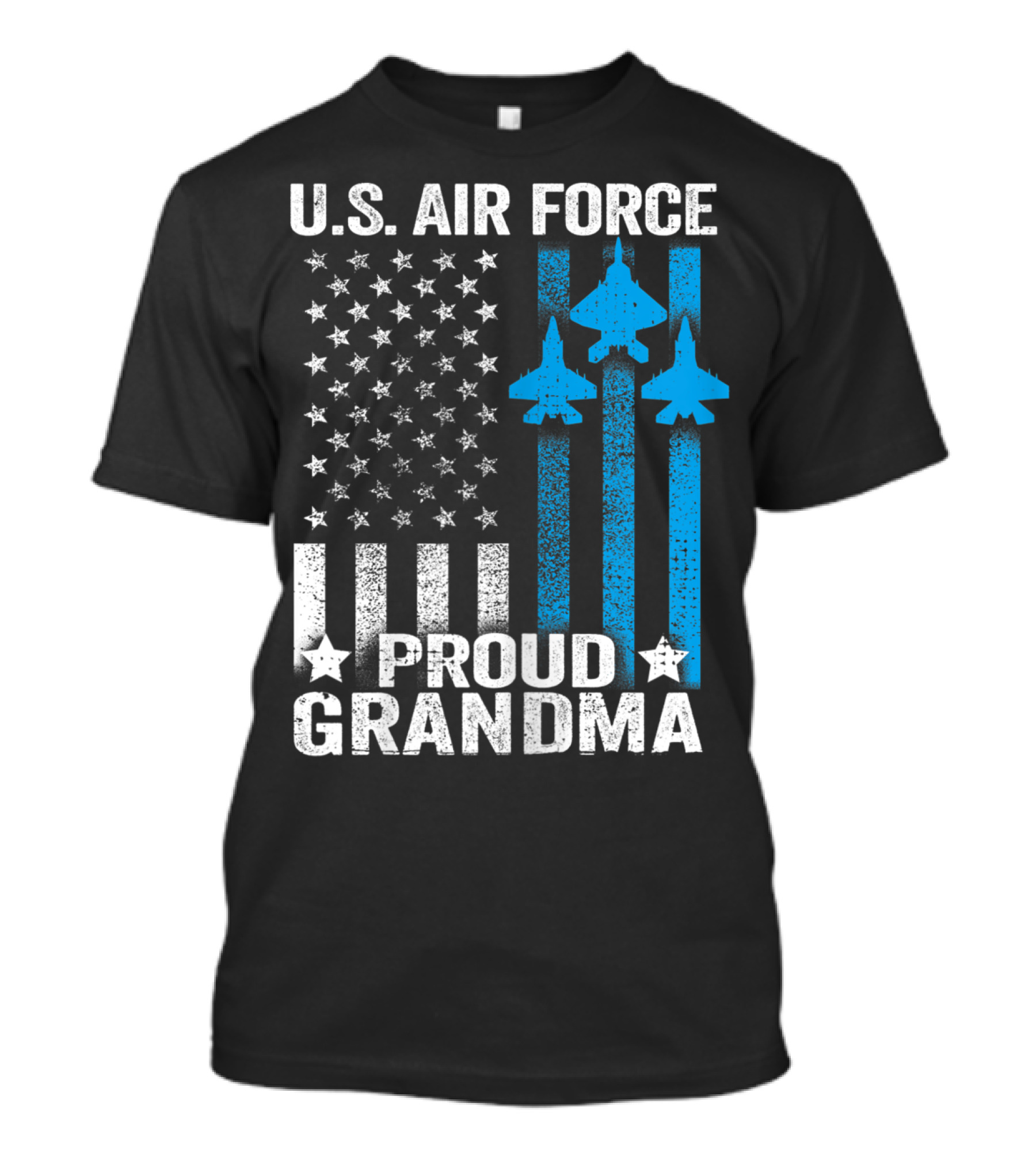 U.S. Air Force Proud Grandma Stars And Jets USAF T-Shirt