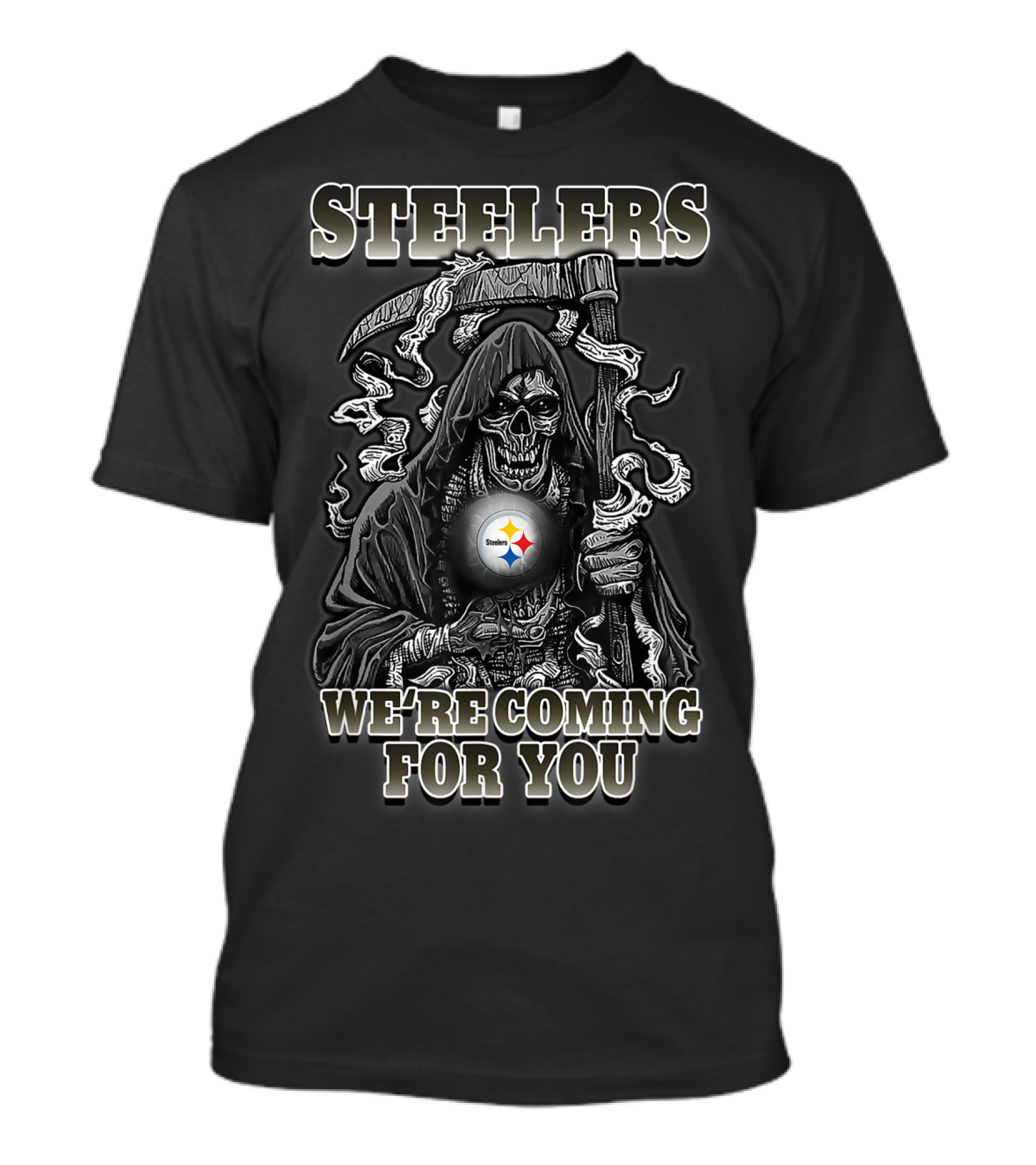 Steelers We're Coming For You Halloween Football Pittsburghsler T-Shirt