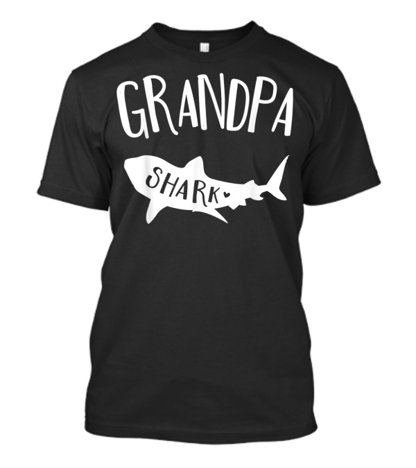 Grandpa Shark Pregnancy Announcement Men's T-Shirt