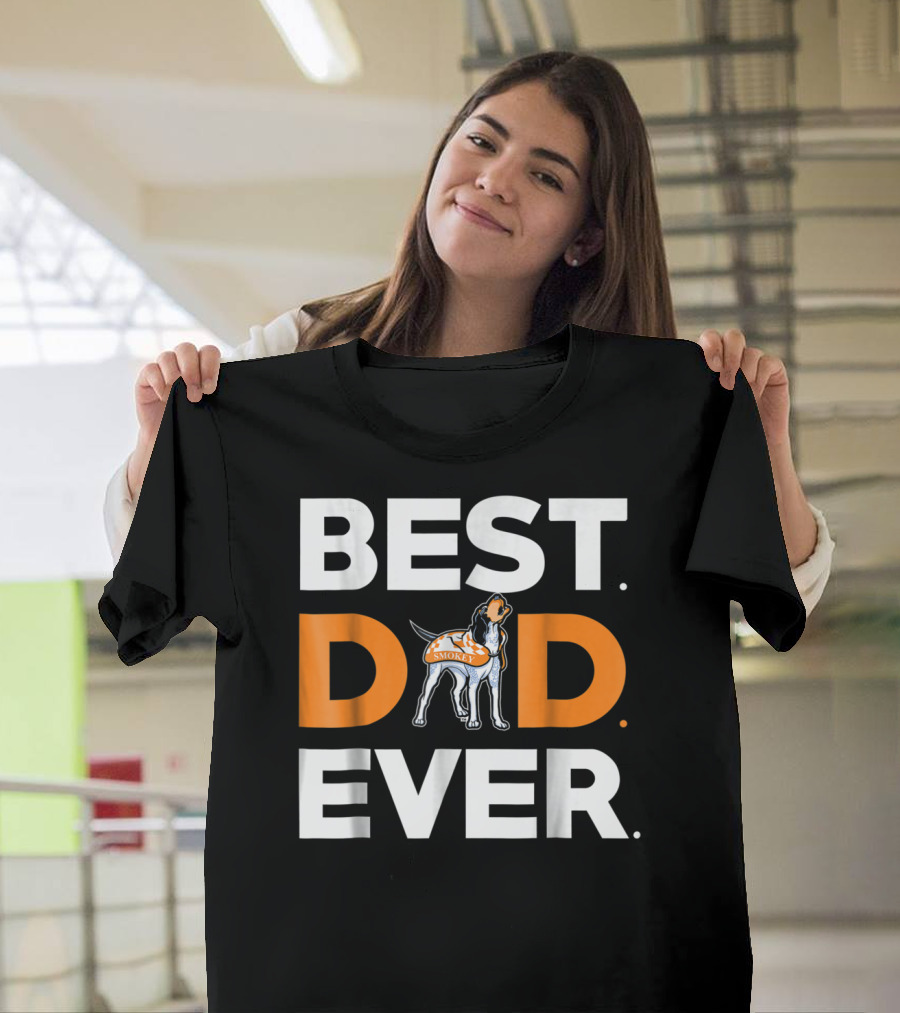 Tennessee Volunteers Smokey Best Dad Ever T-Shirt