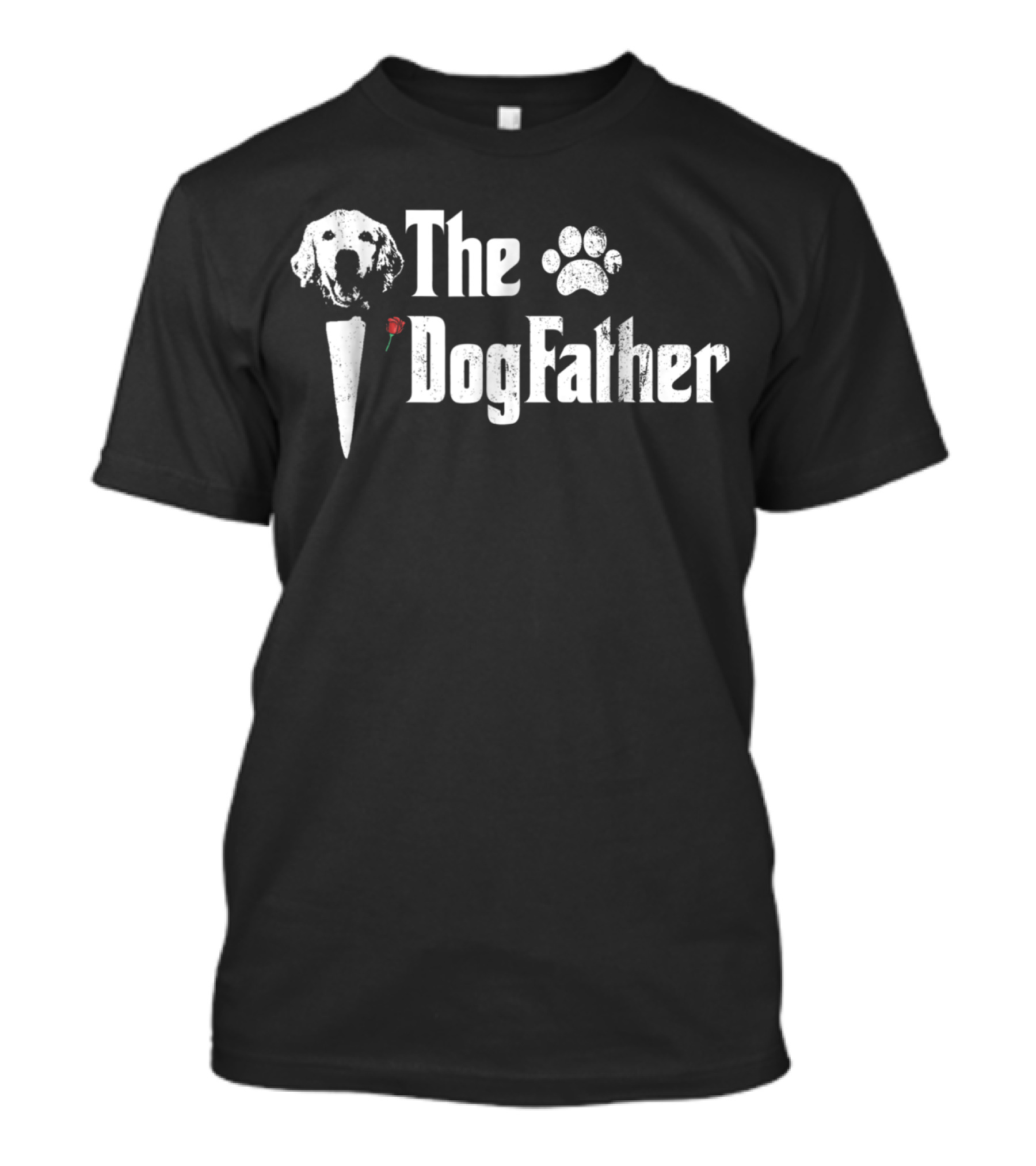 The DogFather Golden Retriever Dog Dad Mens T-Shirt