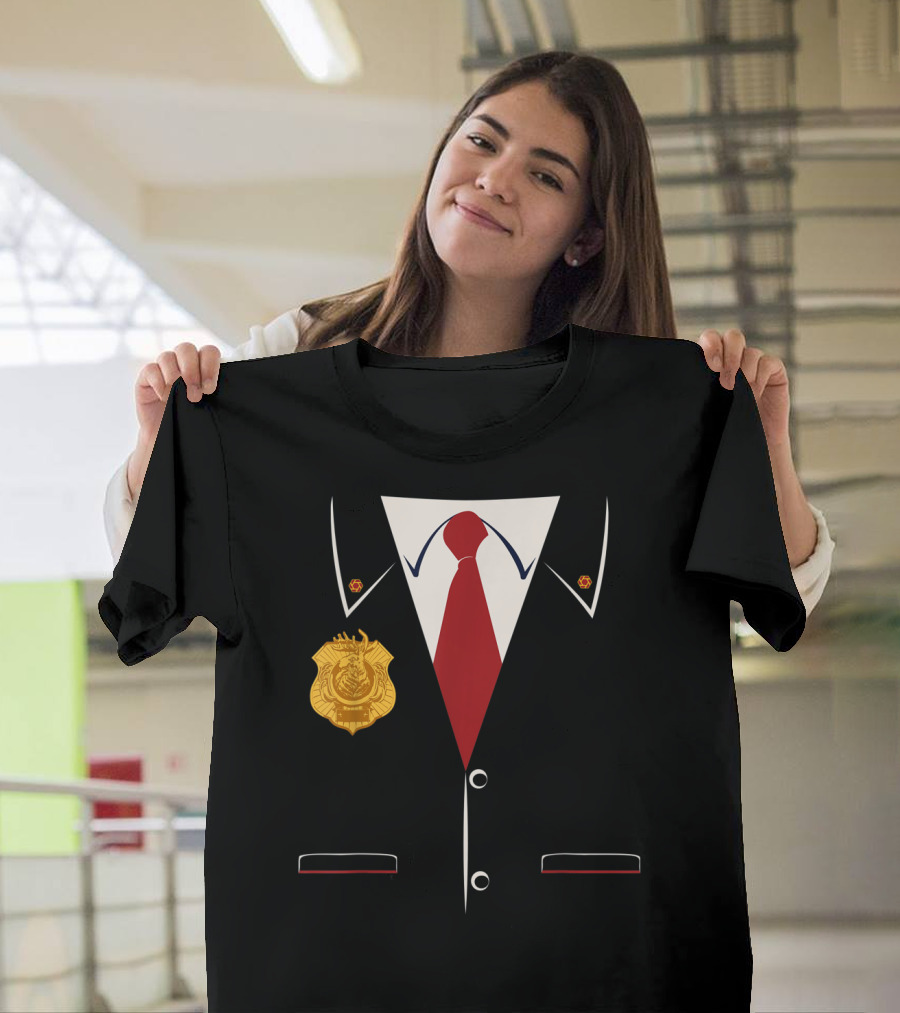 Odd Squad Agent Suit Badge And Tie T-Shirt