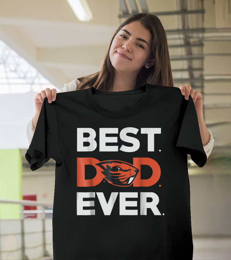 Oregon State Beavers Best Dad Ever T-Shirt