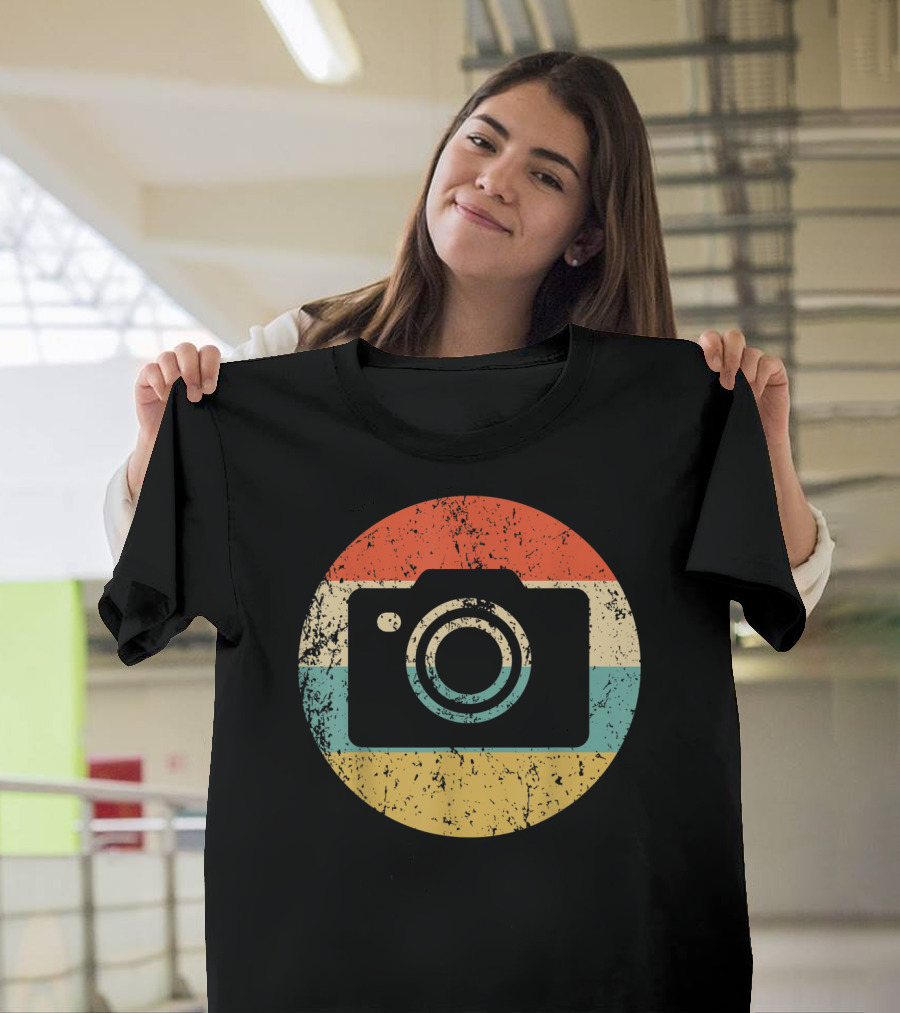 Vintage Camera Retro Photography T-Shirt