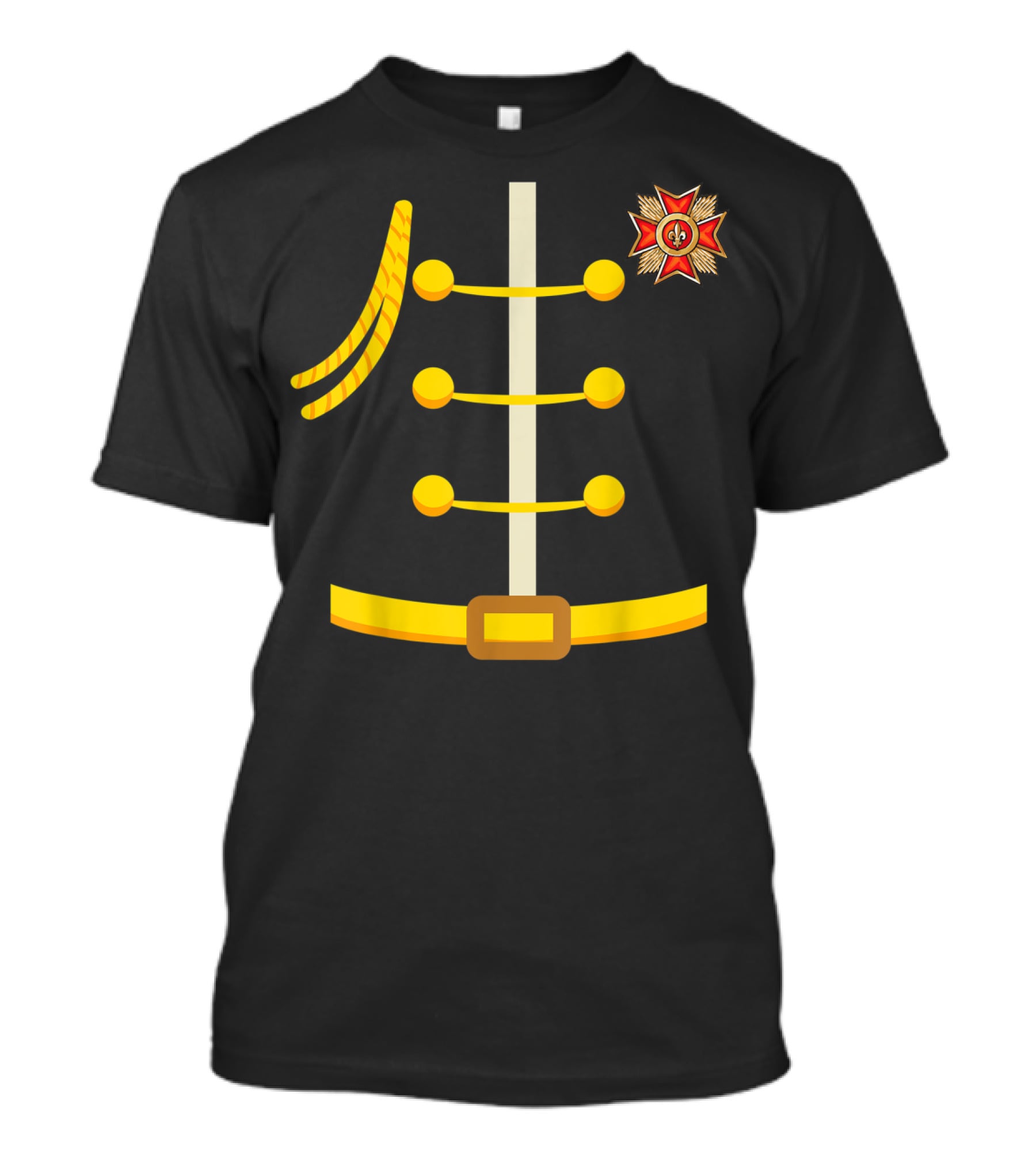 Prince Charming Outfit Cool Magical Monarch Iconic Royal Military Jacket T-Shirt