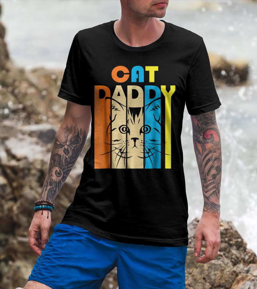 CAT DADDY Retro Vintage T-Shirt