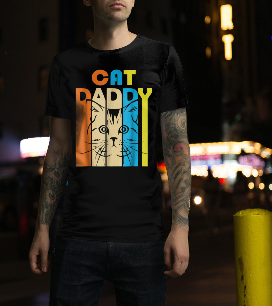 CAT DADDY Retro Vintage T-Shirt