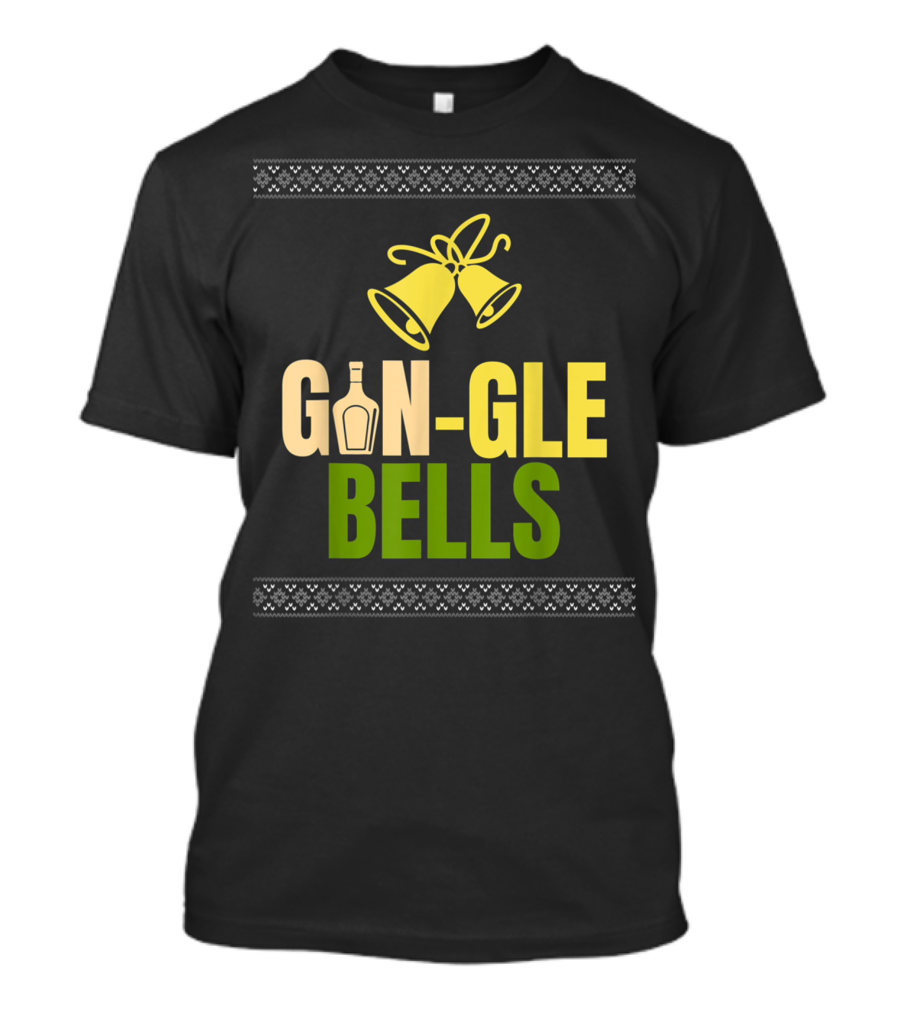 Gin-Gle Bells Christmas Holiday Drinking T-Shirt