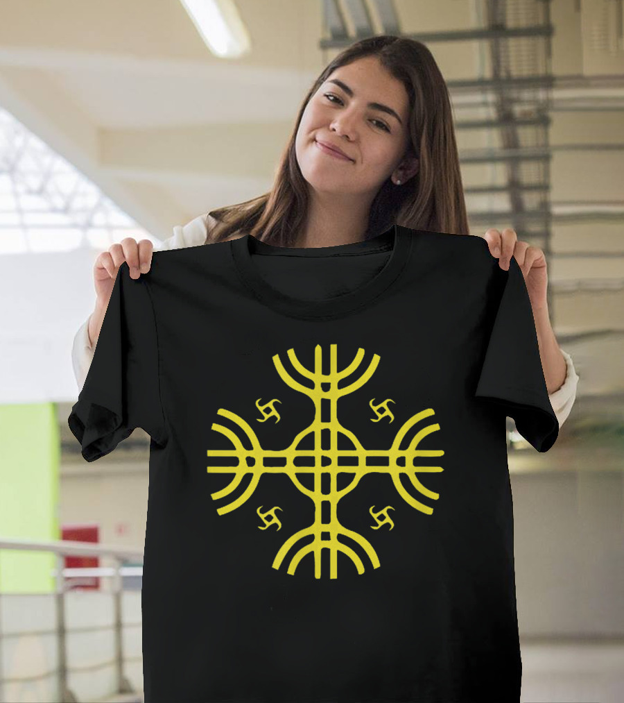 Kultrun Sun Mapuche Symbol Shamanistic Symbology T-Shirt