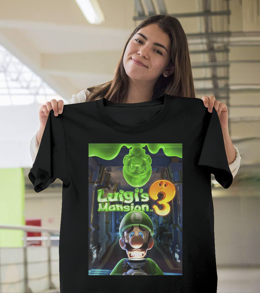 Luigi's Mansion 3 Luigi Ghostly Adventure T-Shirt