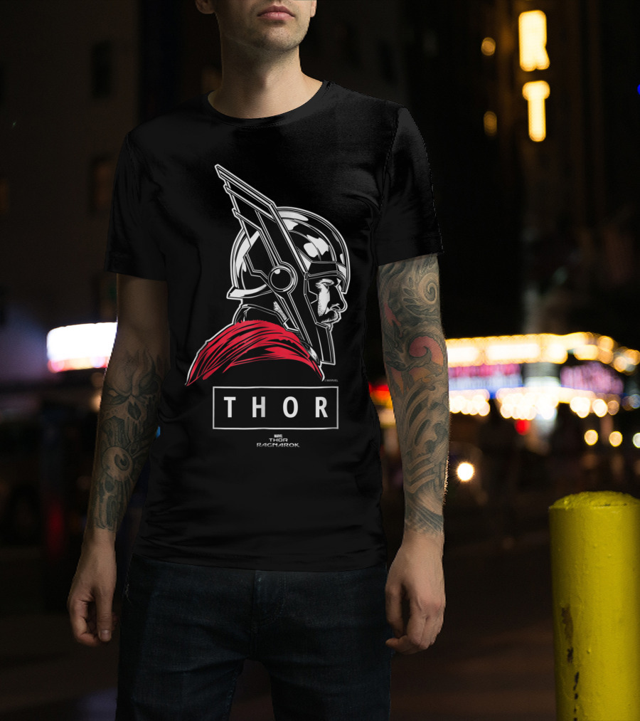 Marvel Thor Ragnarok God Of Tonal Thor Helmet T-Shirt
