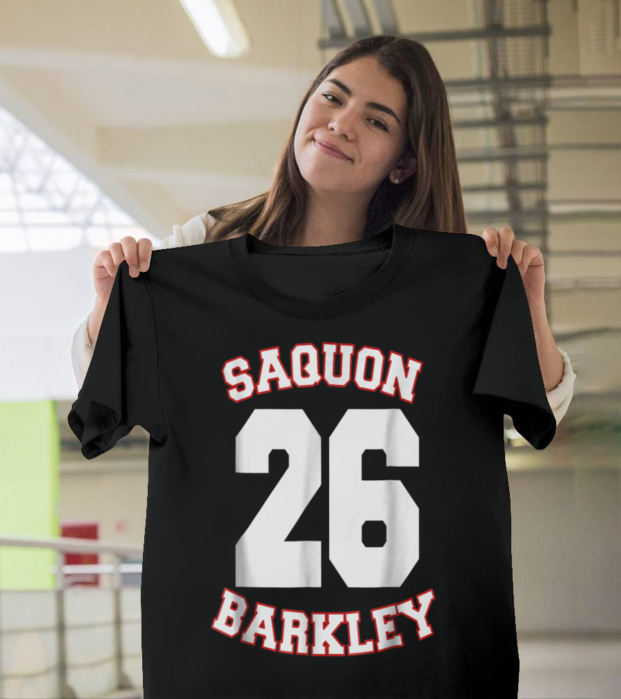 Saquon Barkley 26 New York Vintage Football Sport T-Shirt