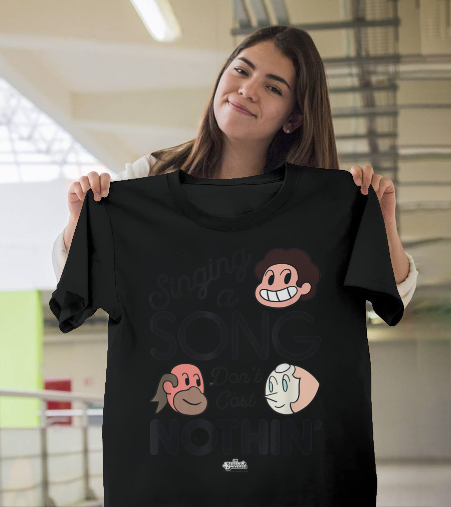 Singing a Song Don't Cost Nothin' Steven Universe Cartoon Network Characters T-Shirt