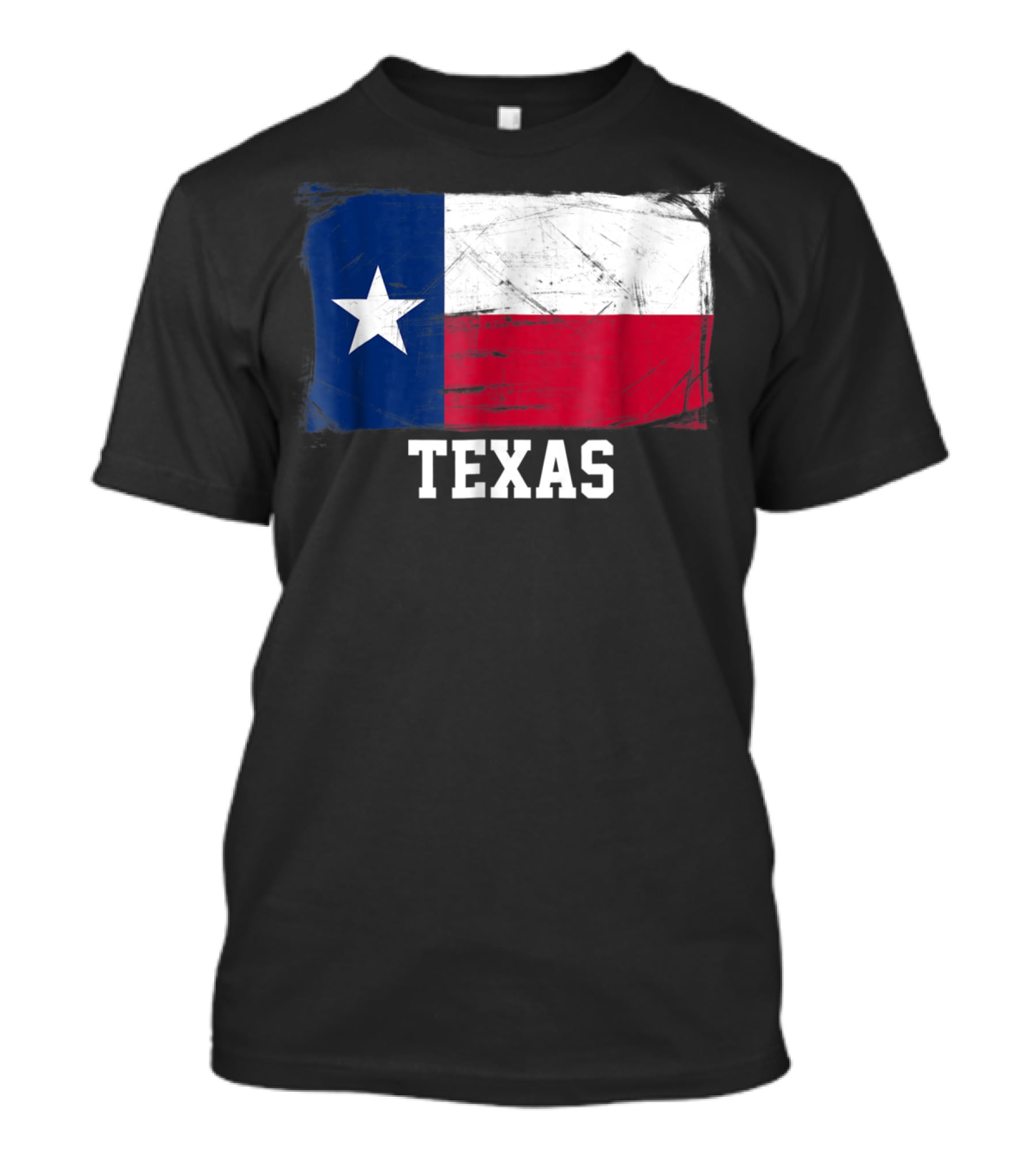 Texas Vintage Distressed Flag United States Iconic T-Shirt
