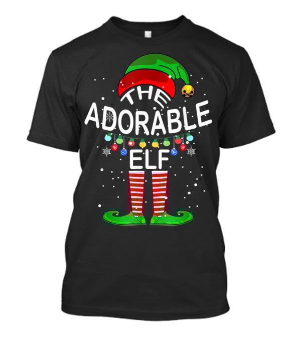 The Adorable Elf Christmas Family Matching T-Shirt