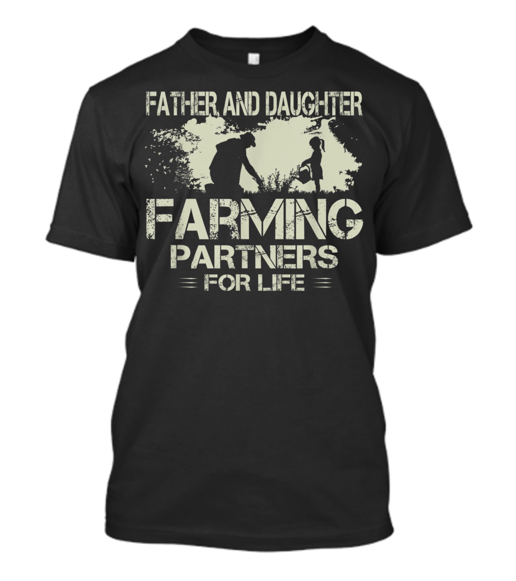 Father And Daughter Farming Partners For Life T-Shirt