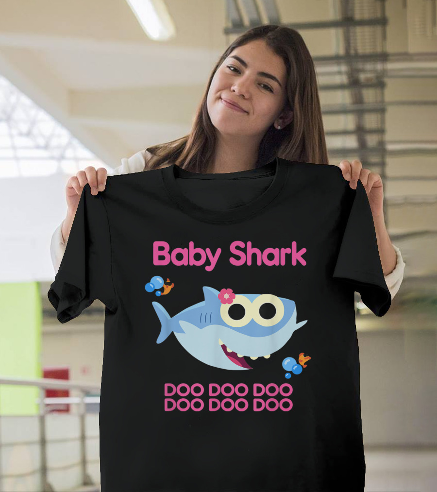 Baby Shark Doo Doo Doo Kids Funny Baby Shark Song Lyrics T-Shirt