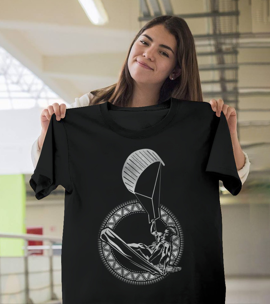 Kitesurfing Kiteboarding Kite Surfer Water Wind Ocean Adventure T-Shirt