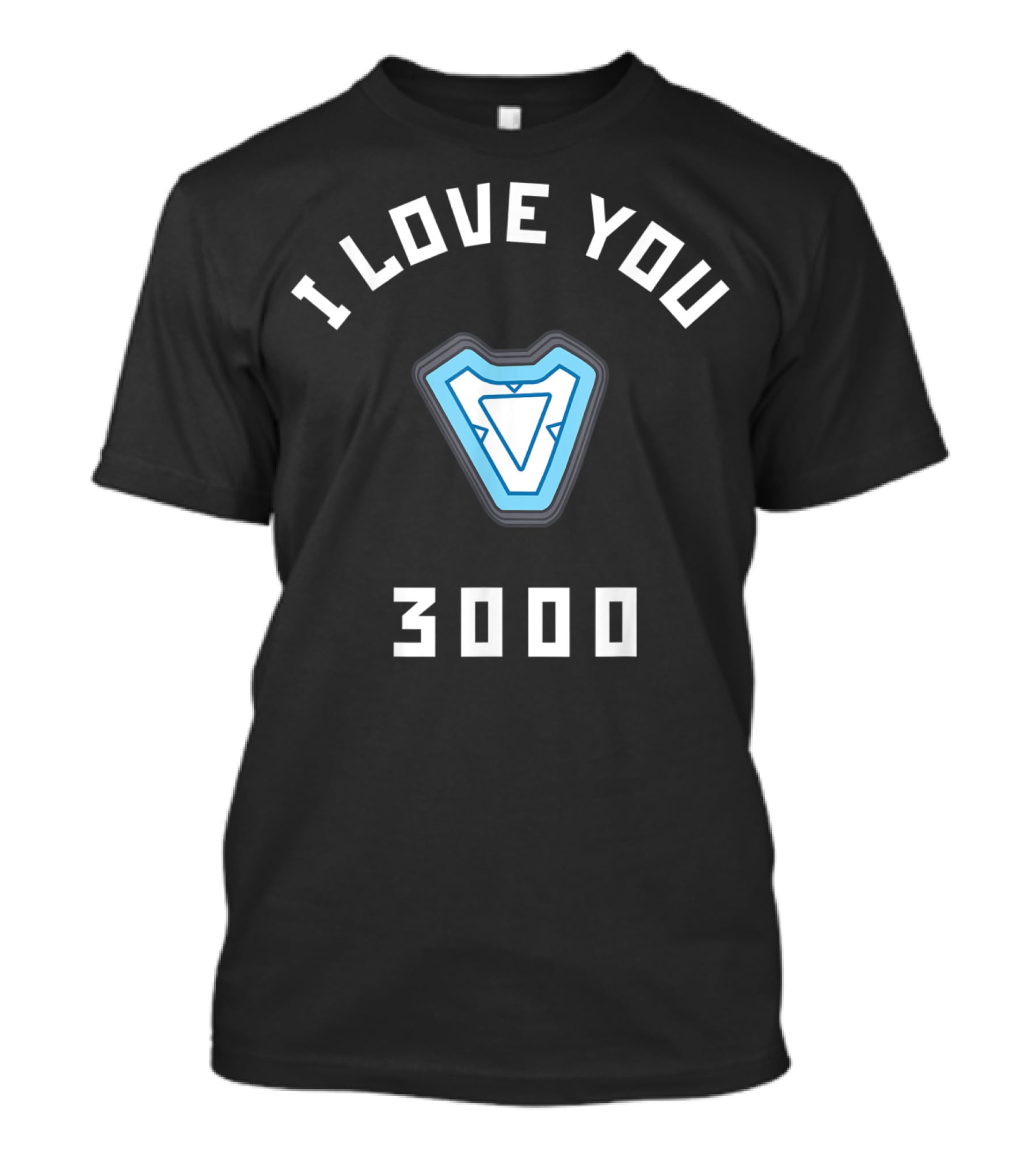 Marvel Avengers Endgame Iron Man Arc Reactor I Love You 3000 T-Shirt