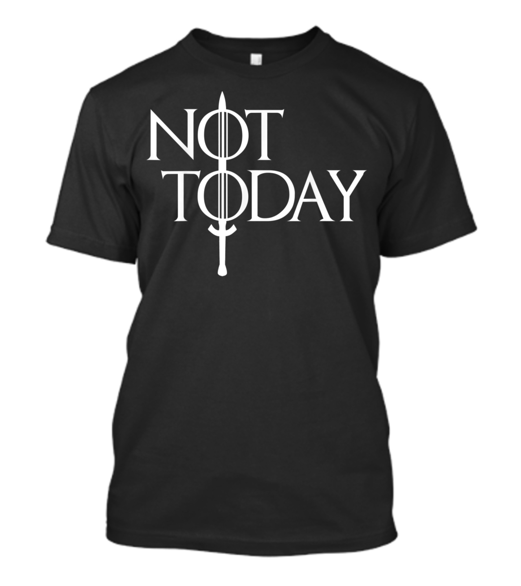 Not Today Vintage Cosplay Sword T-Shirt
