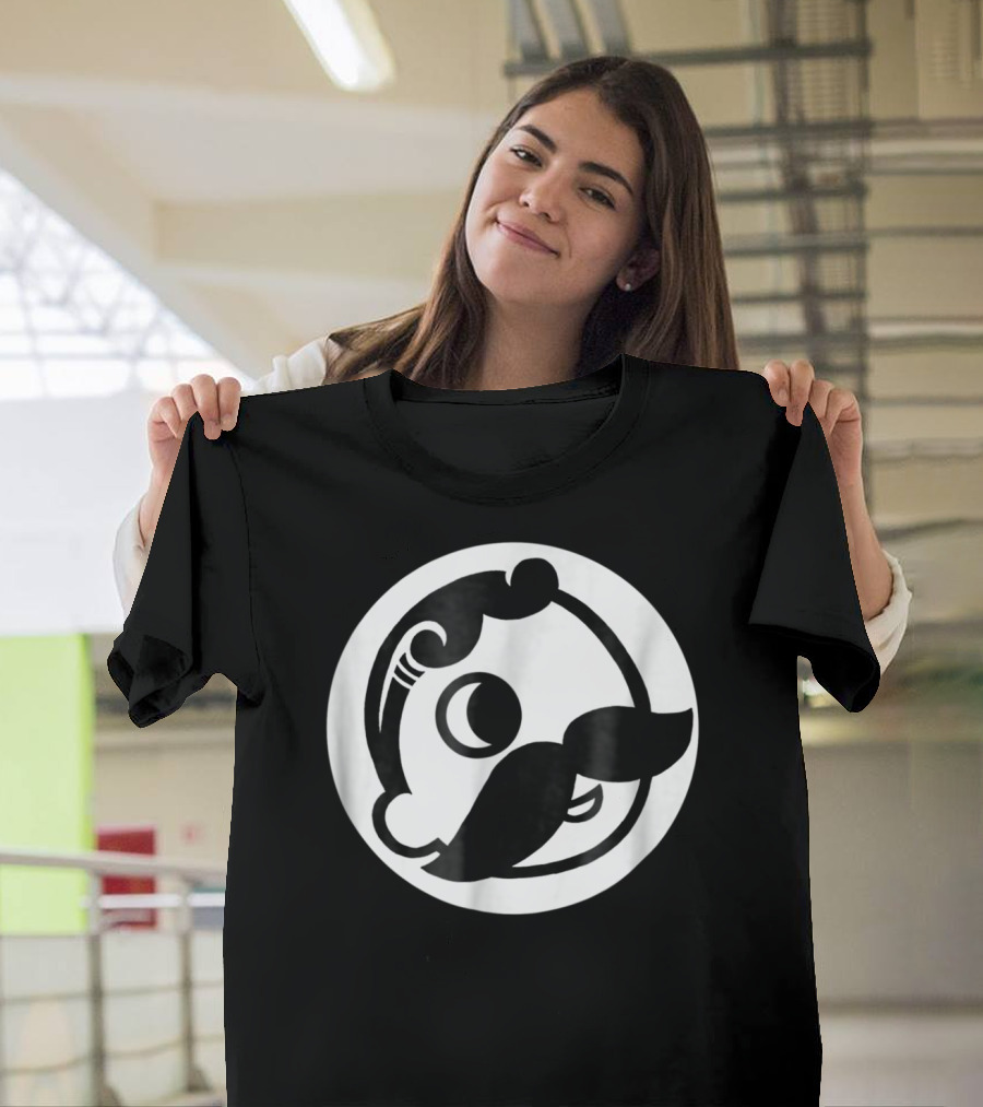 Natty Boh Mascot Icon Mustache Circle T-Shirt